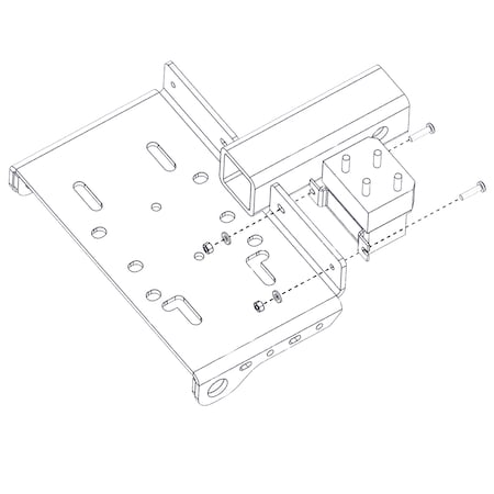 Bulldog Winch Receiver Mount - Utility Winch 1-1/4"x1-1/4" 20316